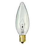 15 Watt Clear Straight Tip Candelabra Base Chandelier Light Bulbs - Category Image
